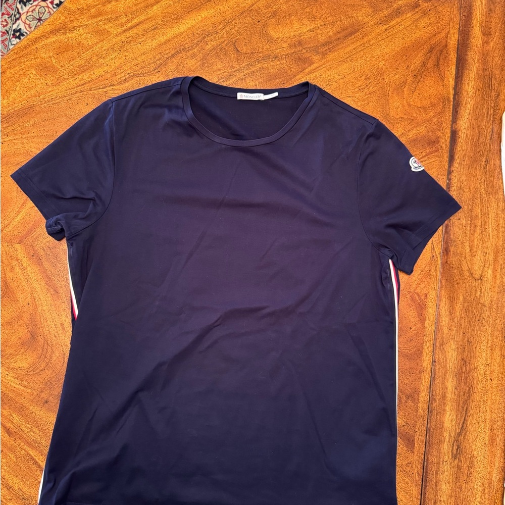 Moncler polo in blue